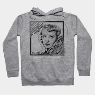 Bette Davis in Black & White Frame Concept Hoodie